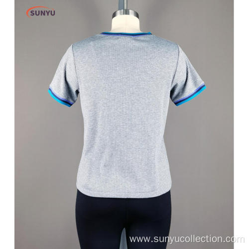 Short sleeve regluar with round neck t-shirt